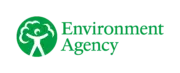 Logo of the Environment Agency featuring a green circular design with a stylized figure and tree, accompanied by the agency's name in green text.