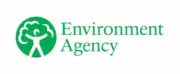 Logo of the Environment Agency featuring a green circular emblem with a stylized person and tree design, accompanied by the text 'Environment Agency' in green. The design emphasizes environmental themes.