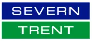 The logo of Severn Trent, featuring the words 'SEVERN' in white text on a blue background and 'TRENT' in white text on a green background, separated by a white border.