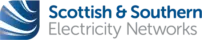Logo of Scottish & Southern Electricity Networks featuring a stylized wave design and text in blue and dark colors.