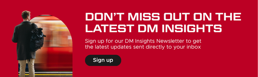DM Sign up to our newsletter banner